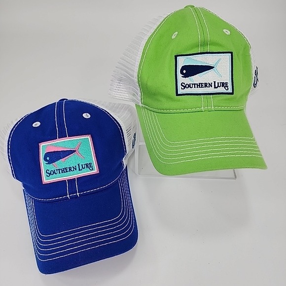 Southern Lure Other - Lot‎ of (2) Southern Lure Mesh Fishing Hats Trucker Baseball Style Snapbacks